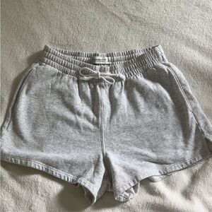 Abercrombie & Fitch Light Gray Athletic Shorts